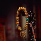 Fortune Jewel Tibetan Camel Bone Dice Tassel Protection Bracelet