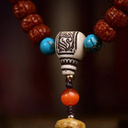 Fortune Jewel 108 Beads Rudraksha Bodhi Seed Wealth Tassel Mala