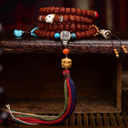 Fortune Jewel 108 Beads Rudraksha Bodhi Seed Wealth Tassel Mala