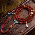 Fortune Jewel 108 Beads Rudraksha Bodhi Seed Wealth Tassel Mala