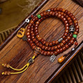 Fortune Jewel Tibet 108 Beads Bone Beads Dzi Bead Strength Mala