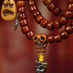 Fortune Jewel Tibet 108 Beads Bone Beads Dzi Bead Strength Mala