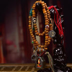Fortune Jewel Tibetan 108 Beads Camel Bone Luck Tassel Mala