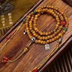 Fortune Jewel Tibetan 108 Beads Bone Beads Dzi Bead Keep Away Evil Spirits Mala