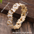 Fortune Jewel Colorful Butterfly Freedom Alloy Elastic Bracelet Bangle