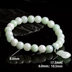 Fortune Jewel Natural Jade Money Bag Charm Luck Bracelet