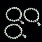 Fortune Jewel Natural Jade Money Bag Charm Luck Bracelet
