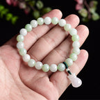 Fortune Jewel Natural Jade Money Bag Charm Luck Bracelet