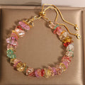 Fortune Jewel Various Gravel Crystals White Crystal Blue Crystal Protection Bracelet