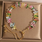 Fortune Jewel Various Gravel Crystals White Crystal Blue Crystal Protection Bracelet
