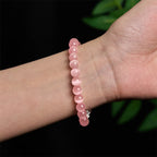 Fortune Jewel Natural Cat's Eye Beads 990 Sterling Silver Pixiu Positive Bracelet