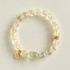 Fortune Jewel Natural Citrine PiXiu Copper Coin Protection Bracelet