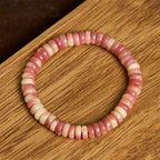 Fortune Jewel Natural Tibetan Camel Bone Purple Blood Beads Keep Away Evil Spirits Bracelet