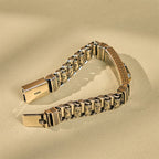 Fortune Jewel Tibetan Copper Buckle Prayer Wheel Heart Sutra Pi Xiu Metal Bracelet
