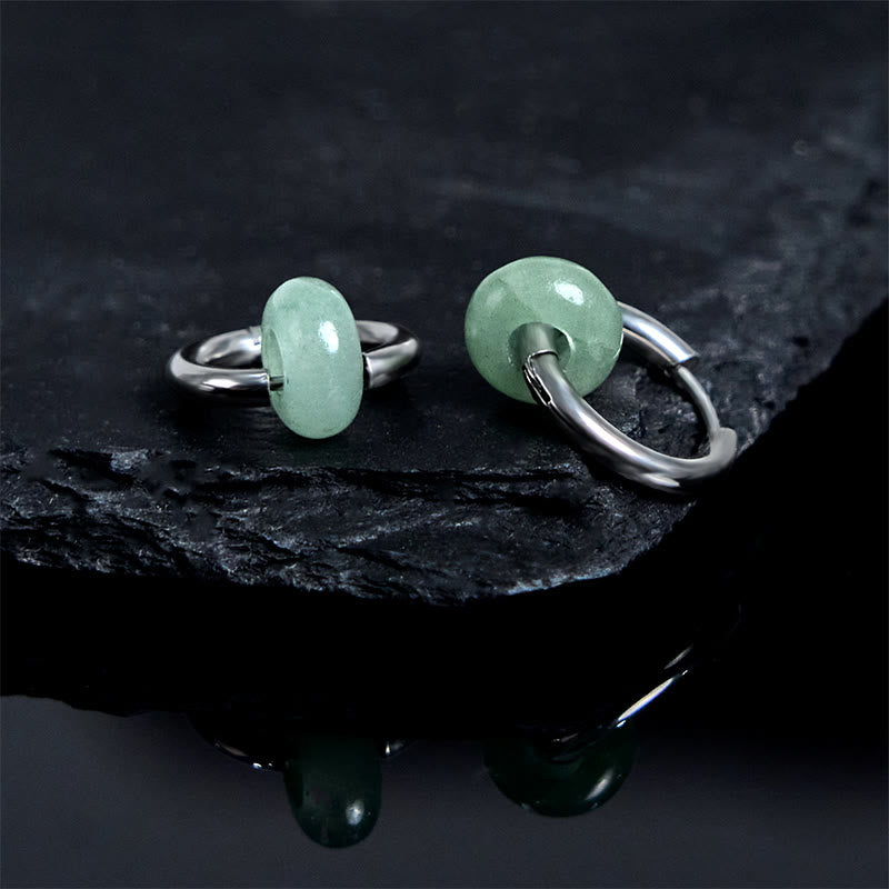 Fortune Jewel Titanium Steel Strengthen Earrings