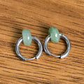 Fortune Jewel Titanium Steel Strengthen Earrings