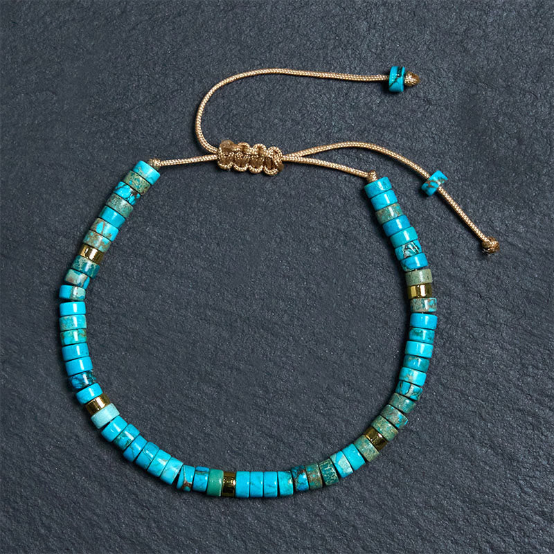 Fortune Jewel Emperor Stone Happiness Spacer Bead Bracelet