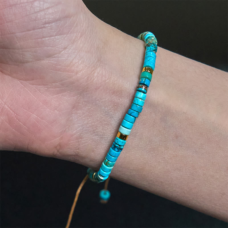 Fortune Jewel Emperor Stone Happiness Spacer Bead Bracelet