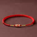 Fortune Jewel Koi Fish Handmade Braided Red String Bracelet