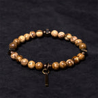 Fortune Jewel Distressed Design Copper Luck Bracelet