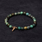 Fortune Jewel Vintage Distressed Design Turquoise Copper Balance Bracelet