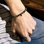 Fortune Jewel Vintage Distressed Design Turquoise Copper Balance Bracelet