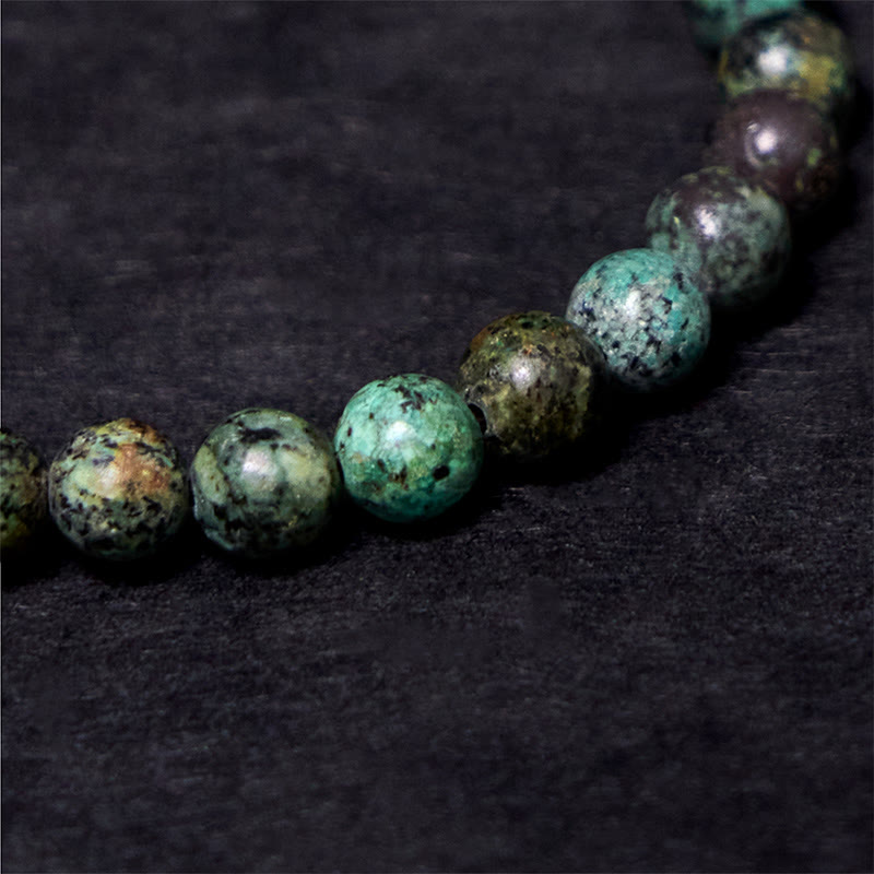 Fortune Jewel Vintage Distressed Design Turquoise Copper Balance Bracelet