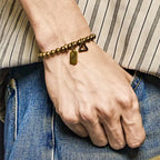 Fortune Jewel "Wishing You Good Luck Always" Pure Copper Brass Bracelet Includes Gift Message Card Fortune Jewel