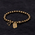 Fortune Jewel "Wishing You Good Luck Always" Pure Copper Brass Bracelet Includes Gift Message Card Fortune Jewel