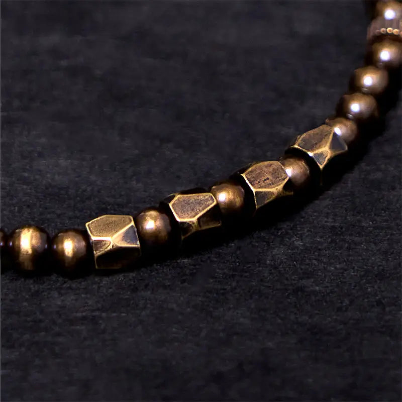 Fortune Jewel "Wishing You Balance and Strength" Brass Beads Bracelet Includes Gift Message Card Fortune Jewel