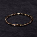 Fortune Jewel Vintage Distressed Simple Design Copper Brass Beads Wealth Bracelet