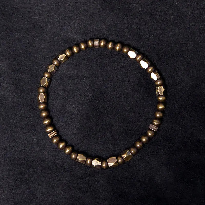 Fortune Jewel "Wishing You Balance and Strength" Brass Beads Bracelet Includes Gift Message Card Fortune Jewel