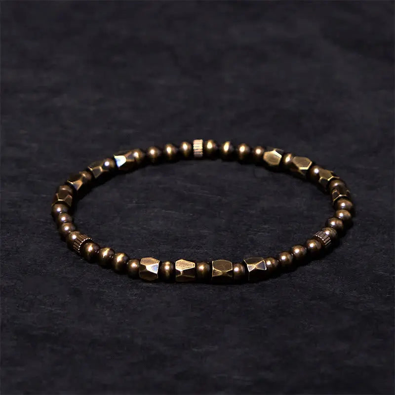 Fortune Jewel "Wishing You Balance and Strength" Brass Beads Bracelet Includes Gift Message Card Fortune Jewel