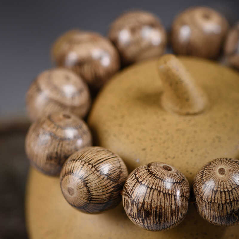 Fortune Jewel Gnetum Wood Beads Protection Bracelet