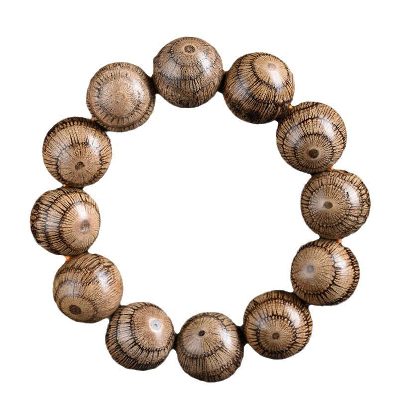 Fortune Jewel Gnetum Wood Beads Protection Bracelet