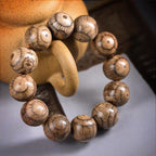 Fortune Jewel Gnetum Wood Beads Protection Bracelet