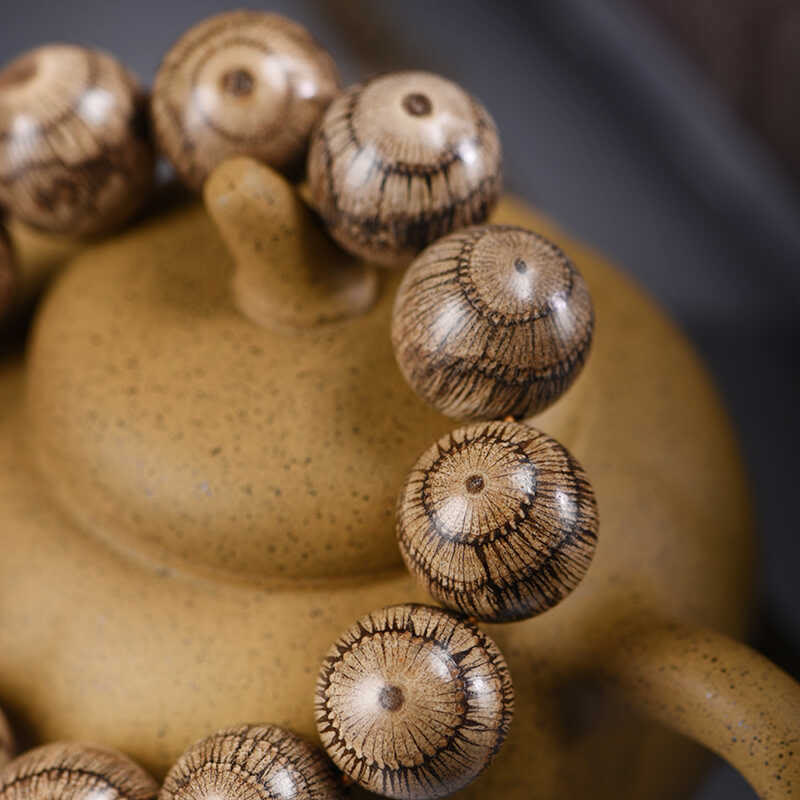Fortune Jewel Gnetum Wood Beads Protection Bracelet
