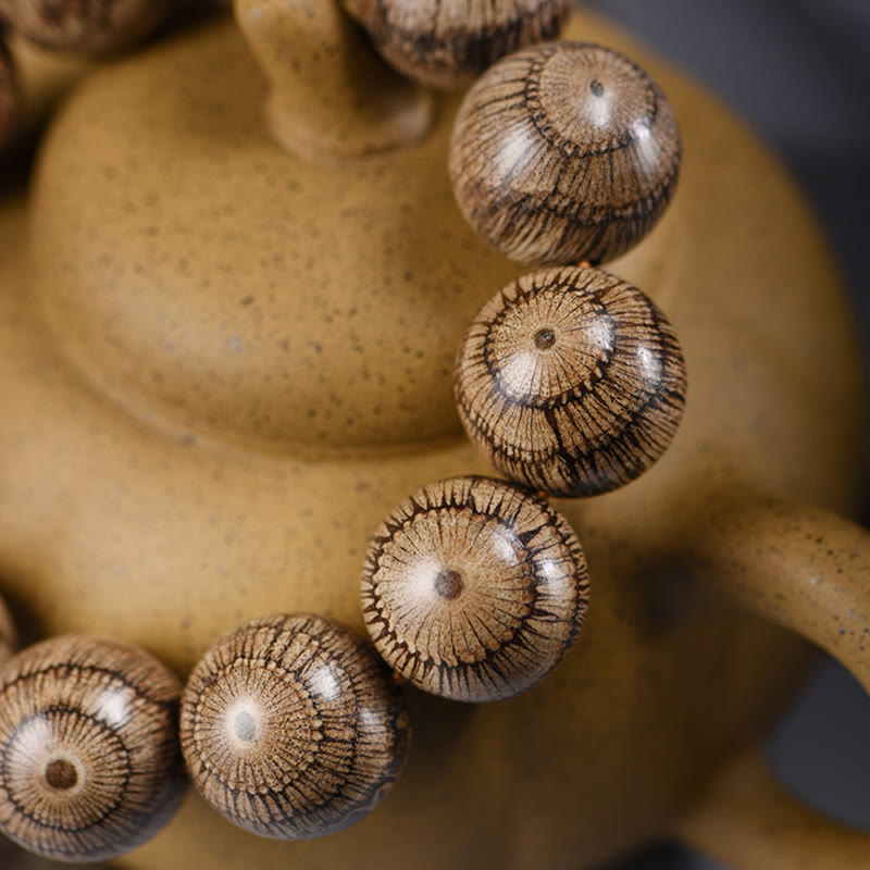 Fortune Jewel Gnetum Wood Beads Protection Bracelet