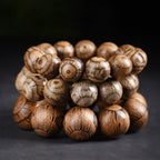 Fortune Jewel Gnetum Wood Beads Protection Bracelet