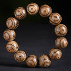 Fortune Jewel Gnetum Wood Beads Protection Bracelet