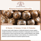 Fortune Jewel Gnetum Wood Beads Protection Bracelet