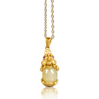 Fortune Jewel White Jade PiXiu Wealth Luck Chain Necklace Pendant