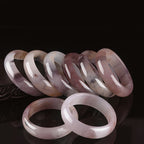 Fortune Jewel Purple Jade Happiness Protection Bracelet Bangle