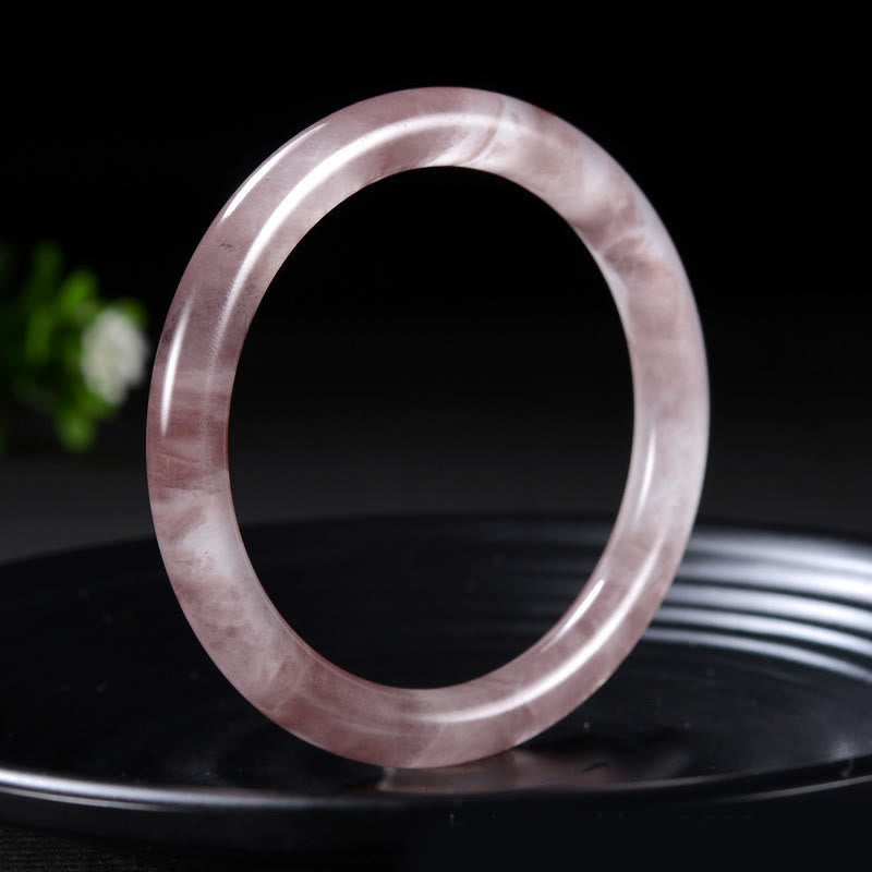 Fortune Jewel Purple Jade Happiness Protection Bracelet Bangle