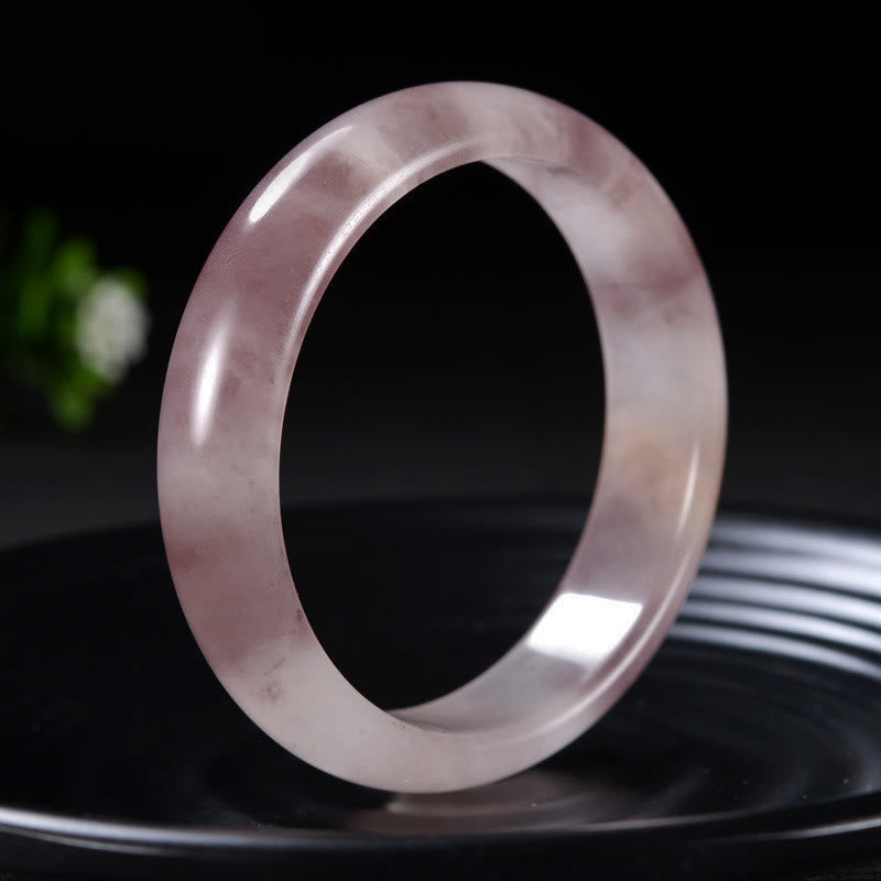 Fortune Jewel Purple Jade Happiness Protection Bracelet Bangle