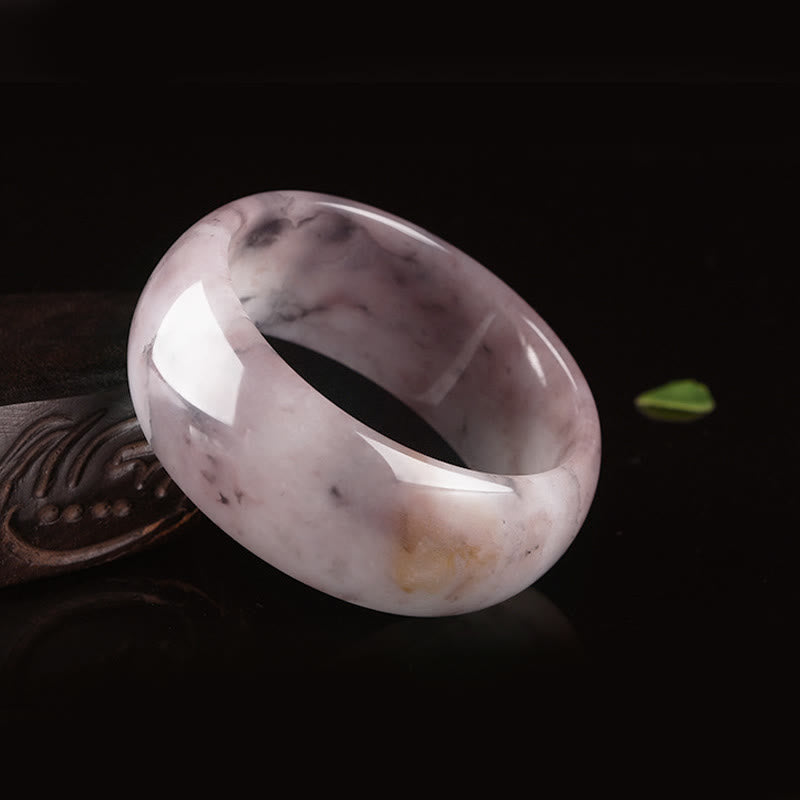 Fortune Jewel Purple Jade Happiness Protection Bracelet Bangle