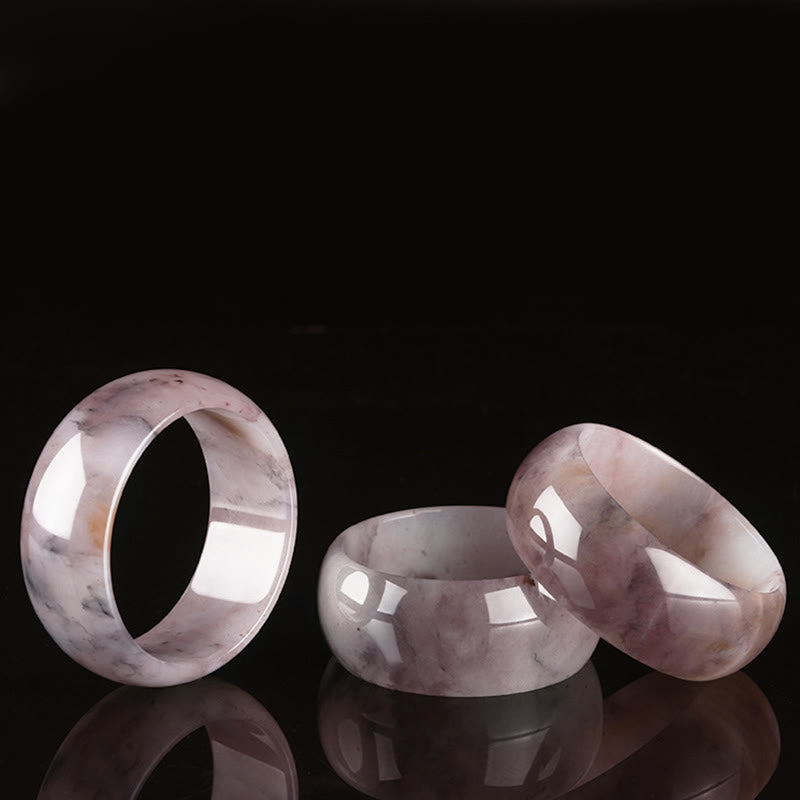 Fortune Jewel Purple Jade Happiness Protection Bracelet Bangle