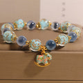 Fortune Jewel Natural Candy Agate White Crystal Year Of The Horse Strength Bracelet