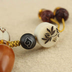 Fortune Jewel Tibetan Mala White Bodhi Seed Peace Bracelet
