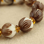 Fortune Jewel Tibetan Mala White Bodhi Seed Peace Bracelet